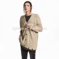 Novo design casual cardigan oversized para homens